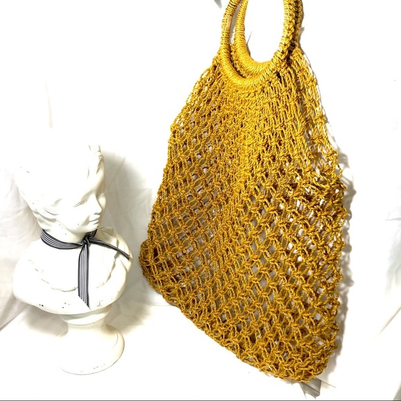 Women NWOT Macrame shopping sack - Picture 5 of 5